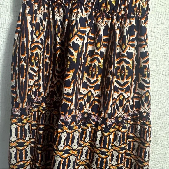Anthropologie Maeve Somerset Maxi Dress Printed Short Sleeve  XS P - Picture 14 of 14